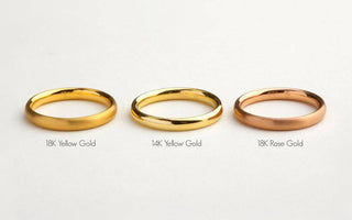 Difference between 18K Gold, 14K Gold and Sterling Silver