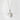 INFINITY LOOP PLATINUM | SOUTH SEA WHITE PEARL 14.0mm-15.0mm Pearl Pendant - De Blancas