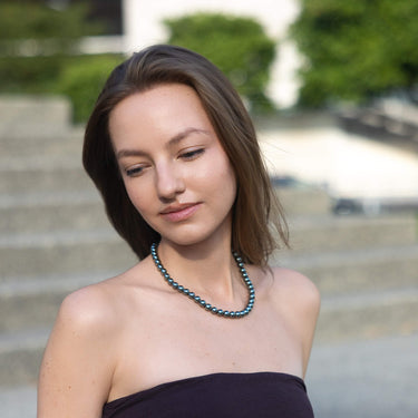 9.0-11.0mm Tahitian Pearl Necklace - Necklace