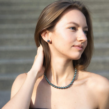 9.0-11.0mm Tahitian Pearl Necklace - Necklace