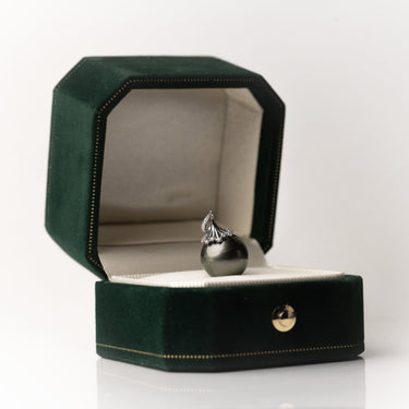 Black Tahitian Pearl | Ébonara Pendant - De Blancas