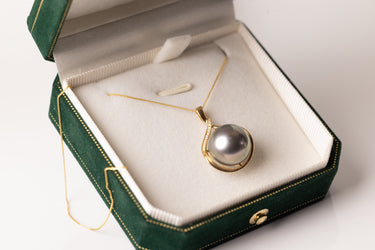 Black Tihitian Pearl | Noireva Pendant - De Blancas