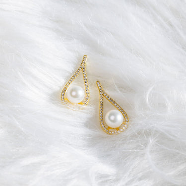 Freshwater Pearl  | TEARDROP Earrings - De Blancas