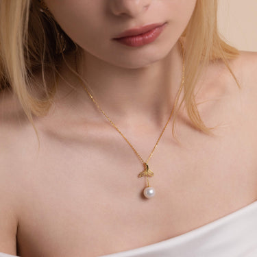 White Freshwater Pearl | Aurevanta Pendant - De Blancas