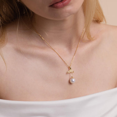 White Freshwater Pearl | Aurevanta Pendant - De Blancas