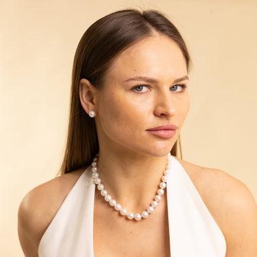 12.0-13.0mm Freshwater Pearl Necklace - De Blancas