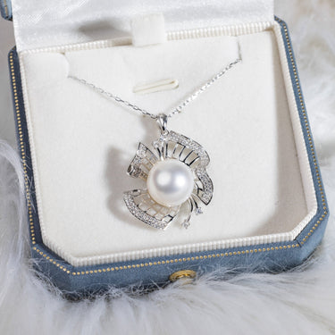 White South Sea Pearl | Tide's Whisper Pendant - De Blancas